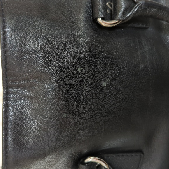 MICHAEL KORS Black Leather Bag with Padlock - Picture 5 of 6